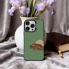 Cute Tiger Art Phone Case For iPhone17,16,15,14,13,12,11 Plus,Pro Max Candy Silver Plated Inside Cover