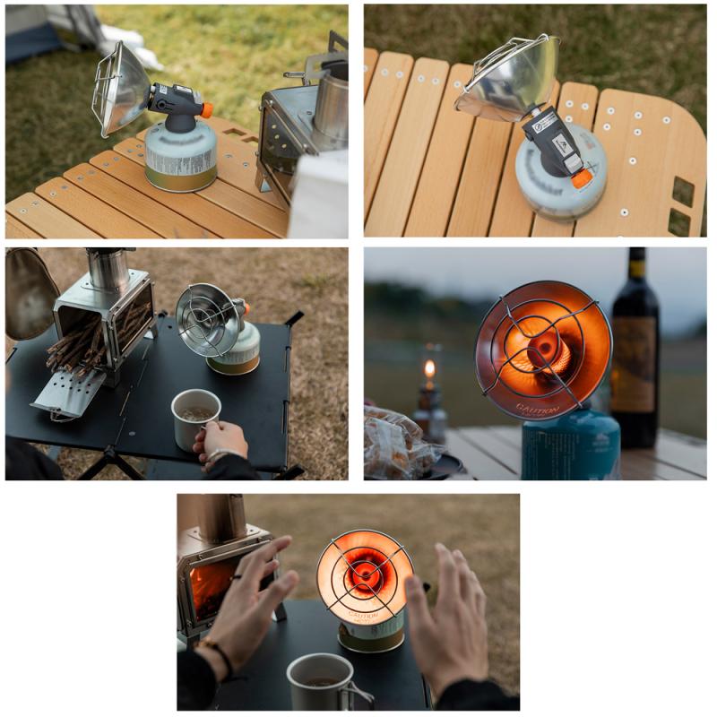 Outdoor Winter Heater Camping Fishing Gas Heaters Portable Heating Device Adjustable Hiking Warmer Winter Tent Warming Equipment
