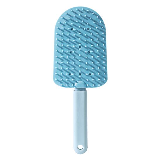 Cat Tongue Comb Ice Cream Design Massage Comb Double Sided Pet Grooming Deshedding Brush for Removing Mats Tangles Loose Fur from The Undercoat