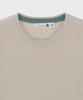 BASIC HOUSE Uni Supima Semi-Overfit Round Neck Knit Cream Lwkt2101