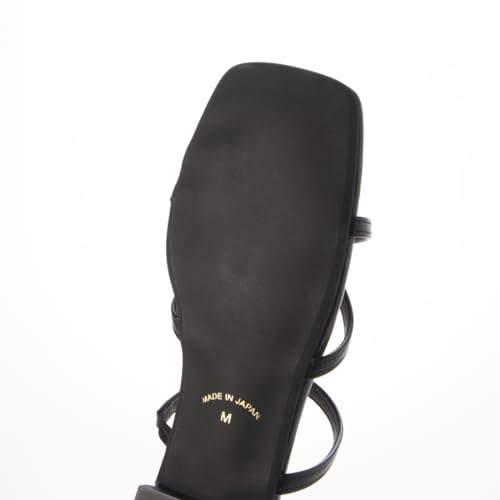 Carino CAUK44081 Women's Sandals, Black, Size 25.0 Cm