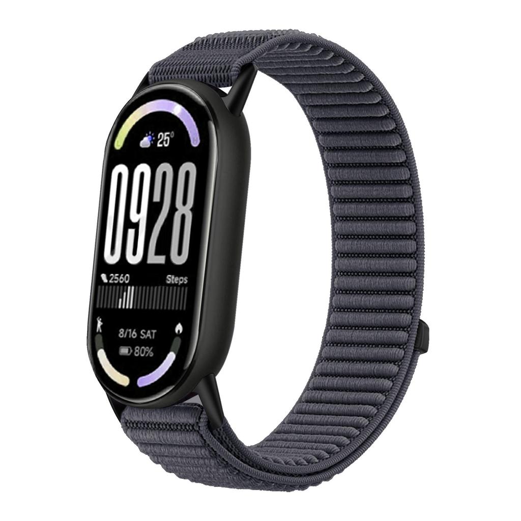 Xiaomi 10 Smart Band Mountain Pattern Woven Strap for Xiaomi 10/9/8 Smart Bracelet