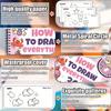 How To Draw Everything Art Book 300 Step-By-Step Drawings of Cute Stuff Animals Food Gifts for Children 8-12 Years