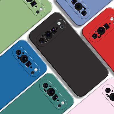 For Google Pixel 9 Pro Case For Pixel 9 Pro Cover Original Liquid Silicone Rubber Shockproof Bumper For Google Pixel 9 Pro XL