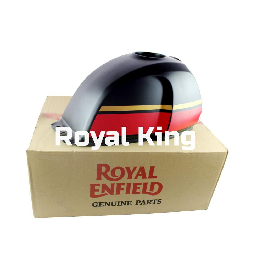 Royal Enfield "BLAZING BLACK Scram 411 Petrol Gas Fuel Tank"