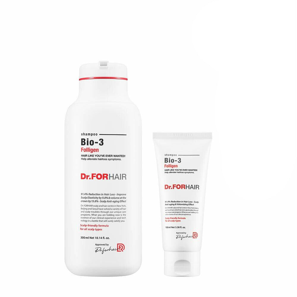 DR.FORHAIR Folligen Bio-3 Shampoo 300 ml + 100 ml Sonderset