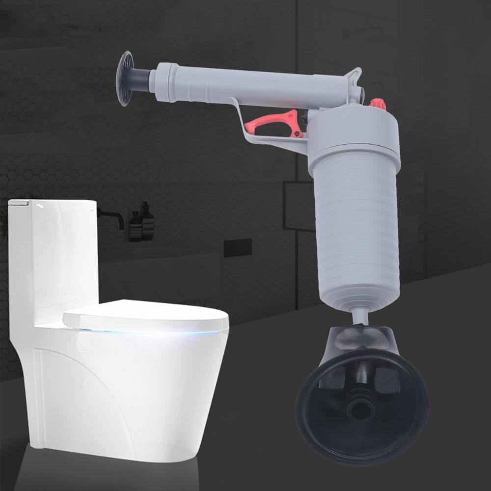 Bymaocar Reusable Sewer Dredge Air Drain Blaster Gun Pump High Pressure Durable Plunger Drainpipe Blasters Kitchen Clog Remover