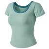 Elastic Cross-Border Yoga Wear: Soft, Thin, Short-Sleeve Sports Pilates T-Shirt, Tight-Fitting Running Top