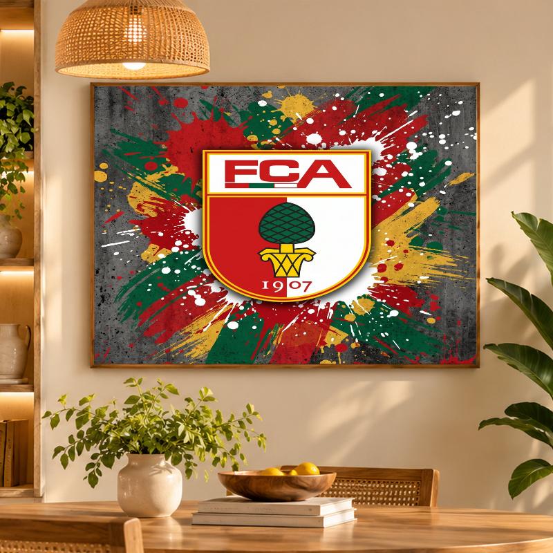 5D Diamond Painting FC Augsburg FC DIY Full Drill Diamond Art Kit Home Decoration