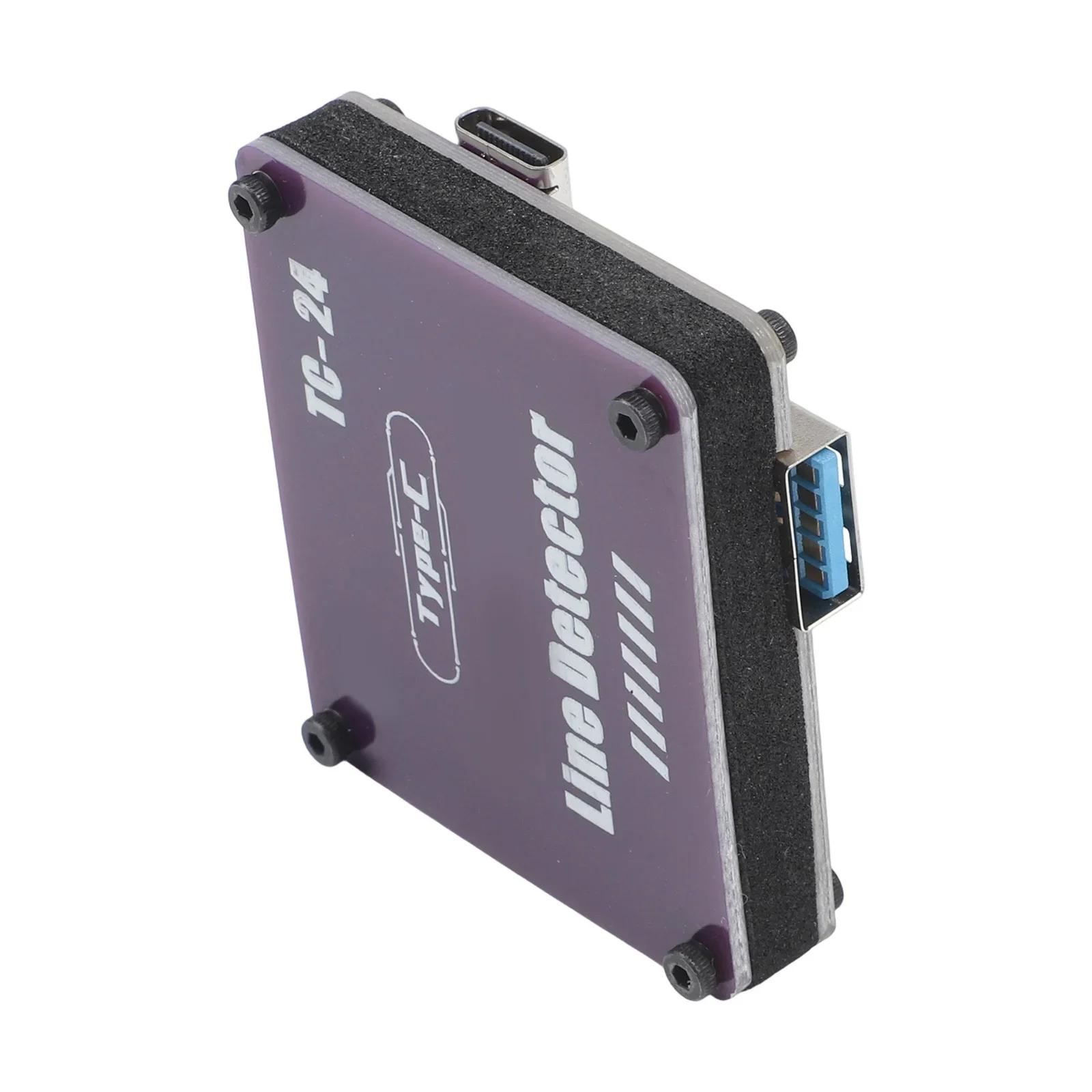 

For Repair Technicians USB-C Cable Tester Type-C Cable Tester Metal Connector Terminals Portable Handheld Design China Mainland