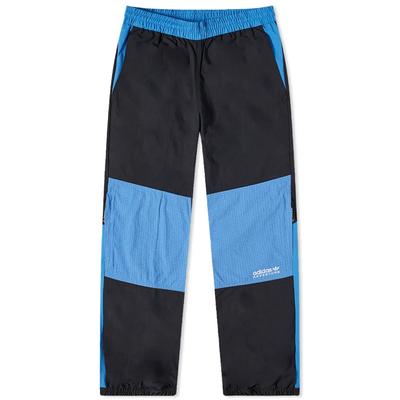 Originals Three Stripes Patchwork Design Logo Print Straight Leg Casual Pants Men Pants Blue H09055