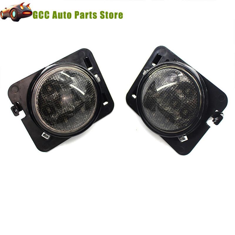 2x LED Front Turn Signal  Marker Light For Jeep Wrangler JK 2007-2016 Left Right