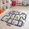 Car Road Signs Wall Stickers Floor Stickers Children's Room Decoration Self Adhesive Cartoon Stickers Wall Art Decals