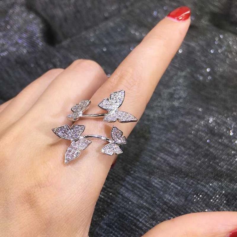 Lindon Classic Ring For Women With Round Shape Zircon Wedding Party Gift  Size 6-10