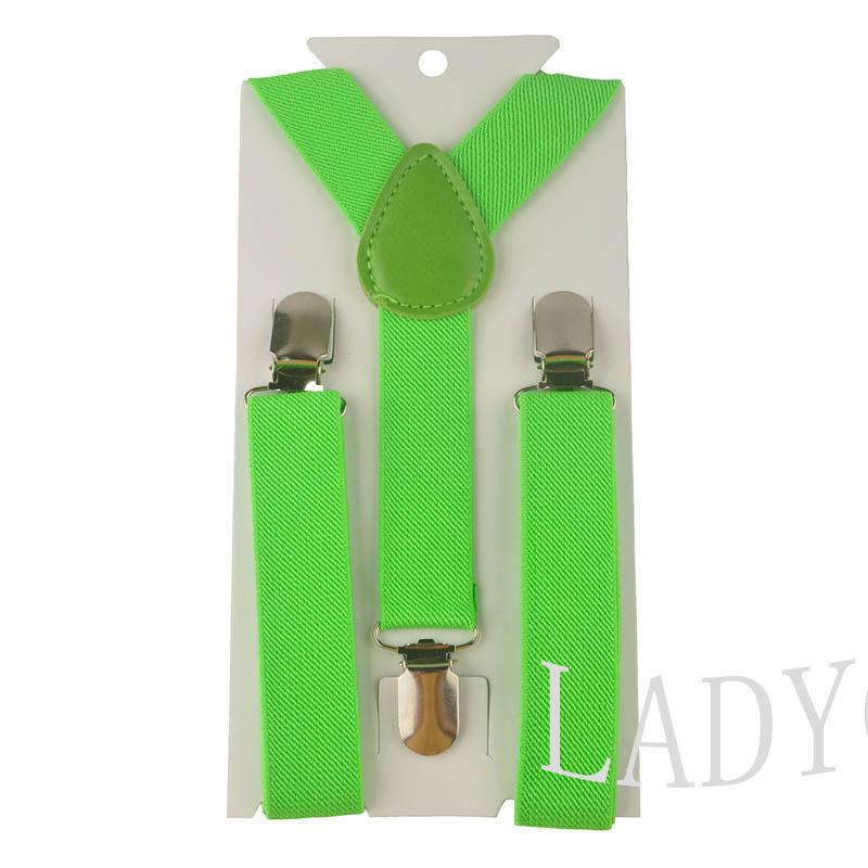 Soild Color Children Belt Baby Boys Girls Suspenders Clip-on Y-Back Braces Elastic Kids Adjustable suspenders suspenders