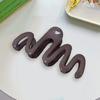 Hair Claw Clip Wavy Candy Color Non Slip Strong Hold Elegant Large Women Long Thick Thin Curly Hair Clamp Fashion Hair Accessories