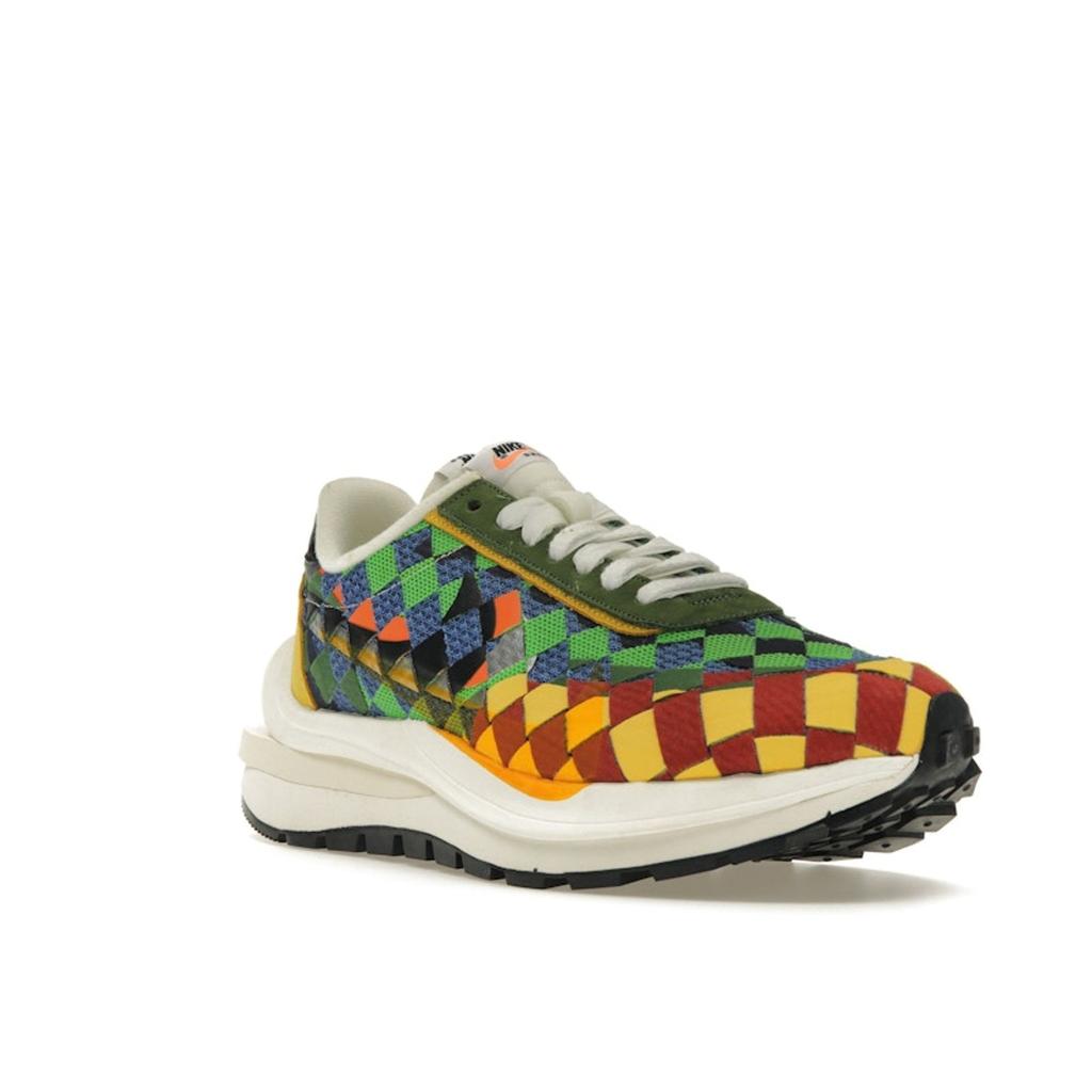 Jean Paul Gaultier X Sacai X Nike VaporWaffle Woven Multi-Color Unisex Sneakers Green-Gusto Safety-Orange Sail DR5209-300