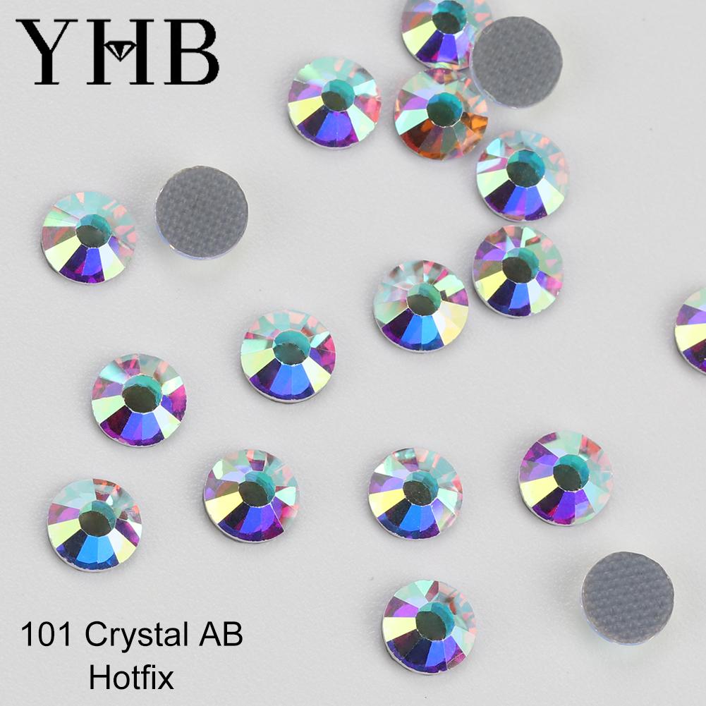 YHB High Quality Rhinestones Hot Fix Rhinestones Bulk Hot-Fix Rhinestones