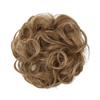 Păr postis pentru coc dezordonat, aspect natural, creț, gros, coc, scrunchies, extensii de păr Ponytail sintetice pentru femei cu elastic