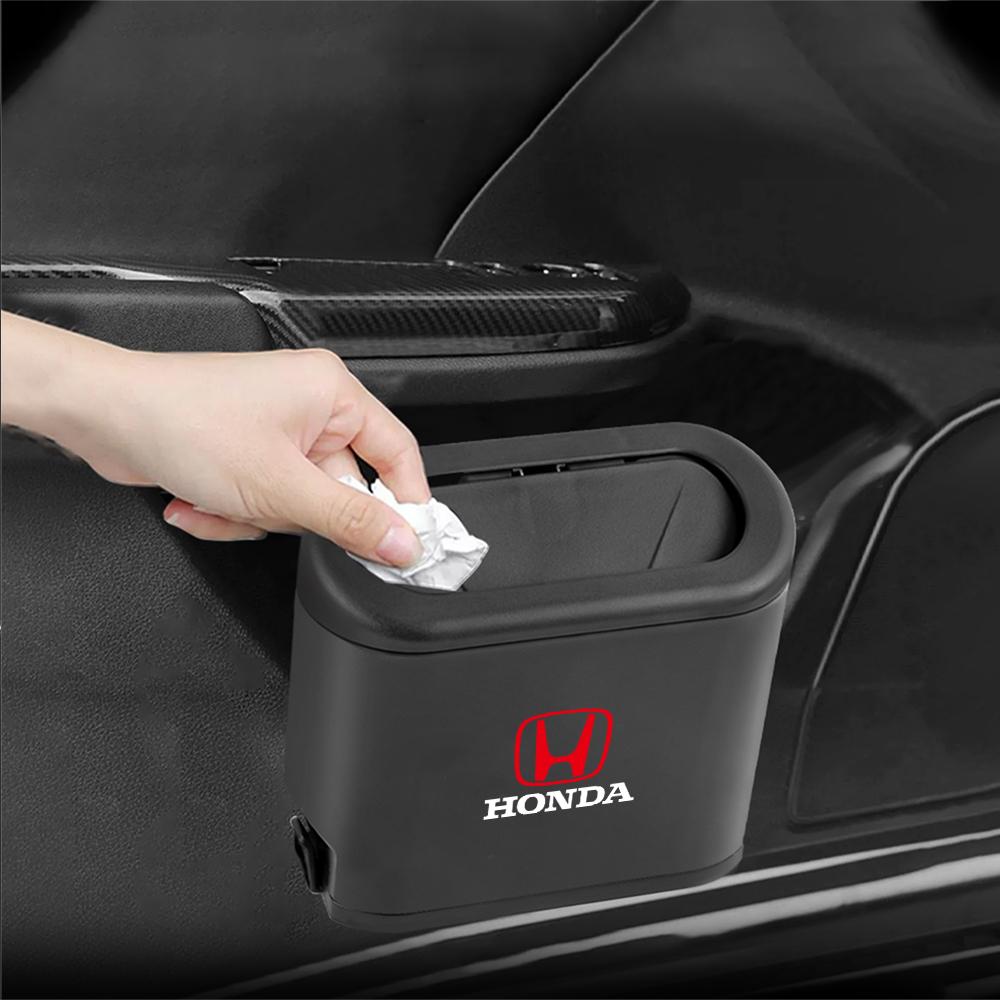 Hanging Car Trash Can Multifunctional Auto Storage Box Accessories For Honda Civic Accord Fit Jazz CRV BRV HRV Insight Pilot RF6