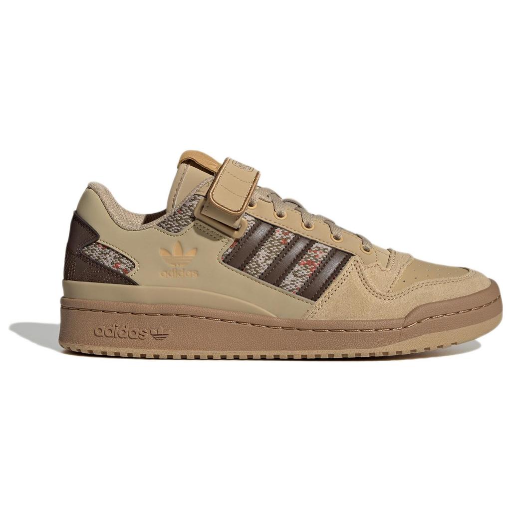 Adidas Forum Low Beige Tone Cardboard Unisex Sneakers Brown HQ4605