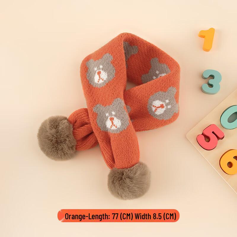 DUTRIEUX Kids' Cartoon Knitted Winter Scarf