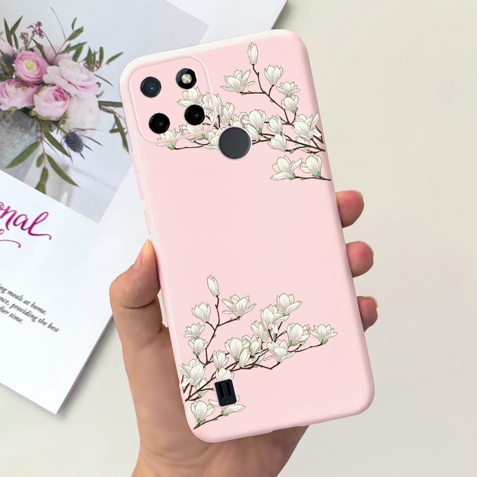 For Realme C21Y Case Realme C25Y Stylish Candy Painted Cover Soft Silicone Phone Case For Realme C21 C 21 Y C25Y RealmeC21 Shell