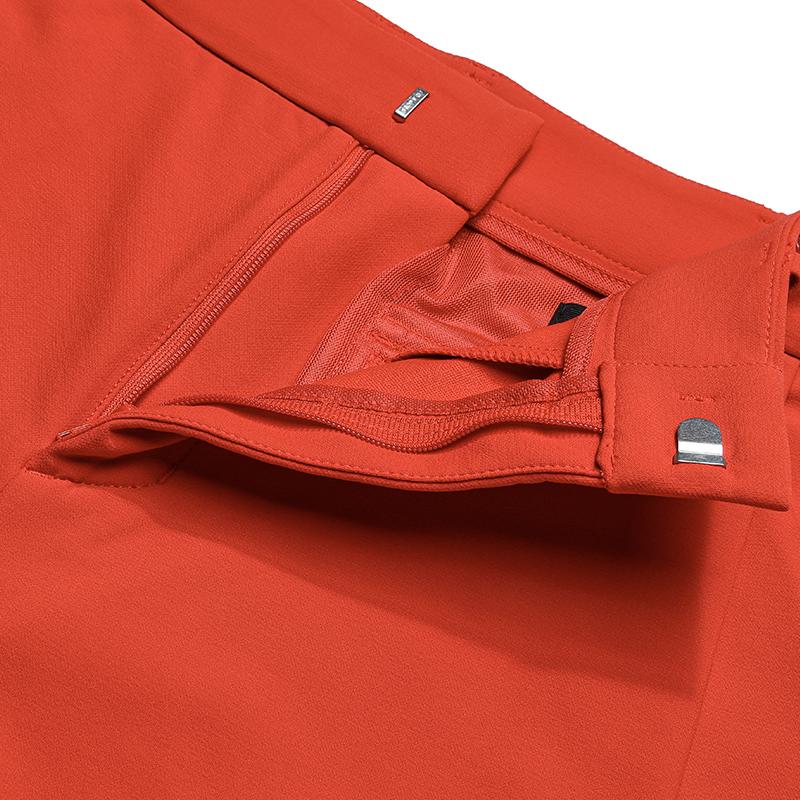 FILA Golf Series Fashionable Comfortable Loose Woven Casual Shorts Women shorts Persimmon-Red A11W545810FRD