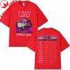 Tour 2026 Album Ed Sheeran Loop Australia Tour Merch T Shirts Fans Gifts Unisexs Unisex Fashion Hip Hop Tees Cotton Oversized Tops