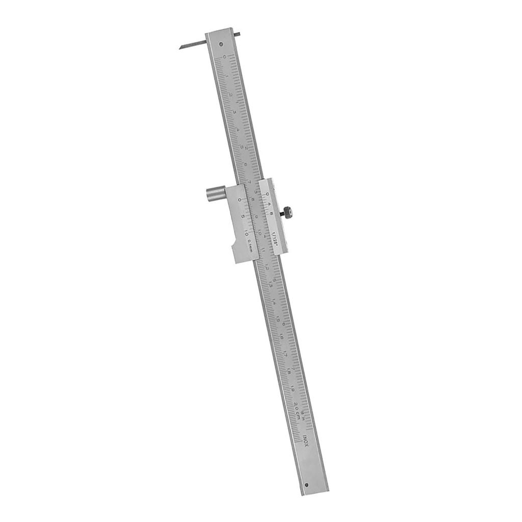 Scribing Gauge Metal, Stainless Steel Parallel Marking Caliper Scribi Measuring Tool 0-200MM0-200MM Etal Wood Gauge Vernier Caliper