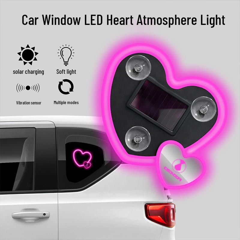 Denza D9/N9/Z9gt/N8L/N7 Car Solar Heart Lamp: Decorative Atmosphere & Warning Light