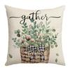 New Plant Flower Truck Letter Spring Series Pillow Cover Home Office Pillow Cushion Ins