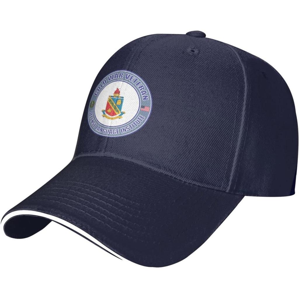 US Army Cold War Defense Language Institute Veteran Adjustable Baseball Cap Unisex Sandwich Dad Hat Golf Hat