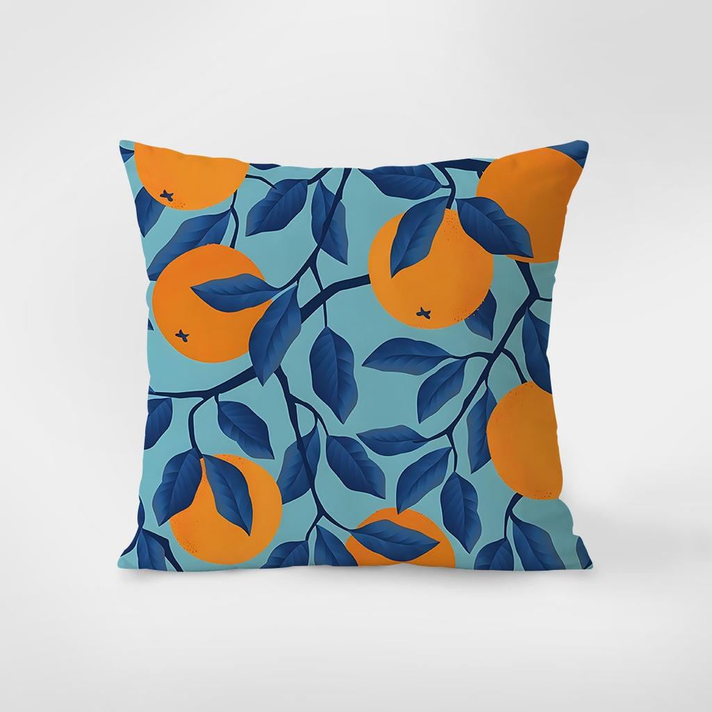 Simple Flower and Grass Pillowcase Dormitory Decoration Office Living Room Home Pillowcase