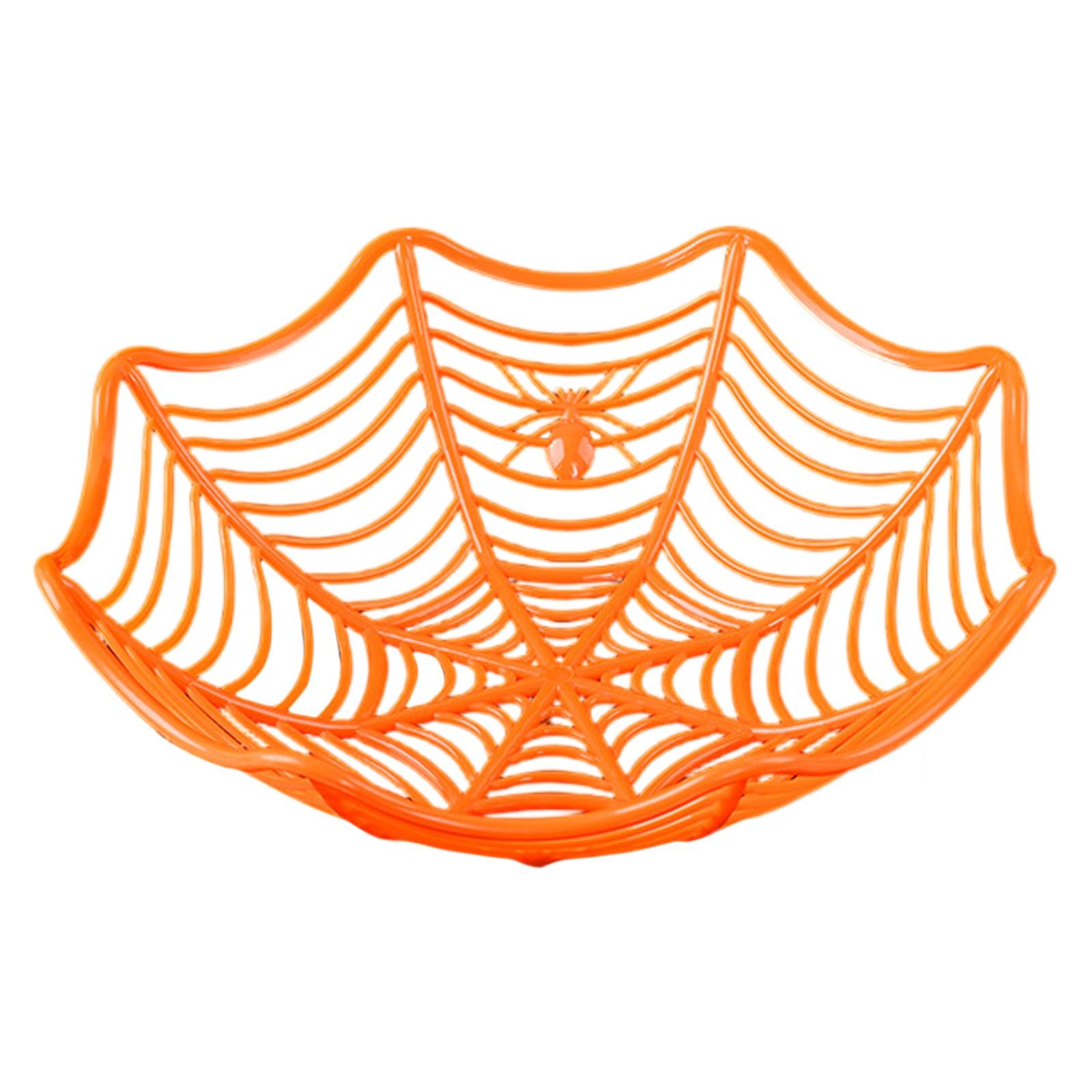 

Украшение на Хэллоуин Паук Фруктовая тарелка Орнамент One Size шафрановый