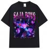 Casual Hot Anime KPop Demon Hunters Saja Boys T Shirt Harajuku Vintage Manga Men's Women T-shirt Loose Cotton T Shirt Streetwear