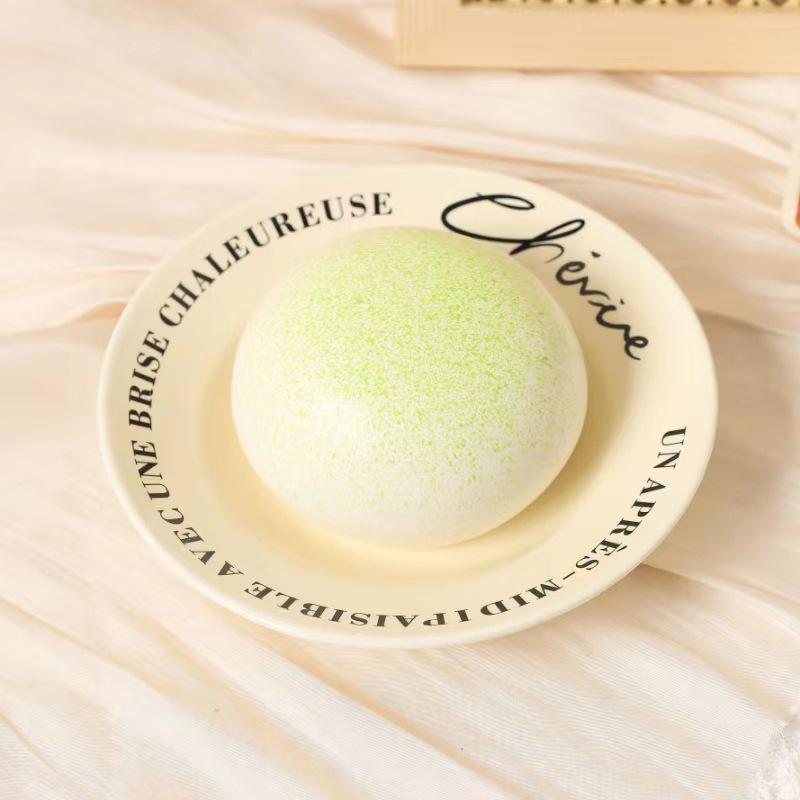 Colorful Dumpling Cake Decompression Squish Balls Low Rebound Stress Dough Toys for Home Office Decoration Daily Gifts