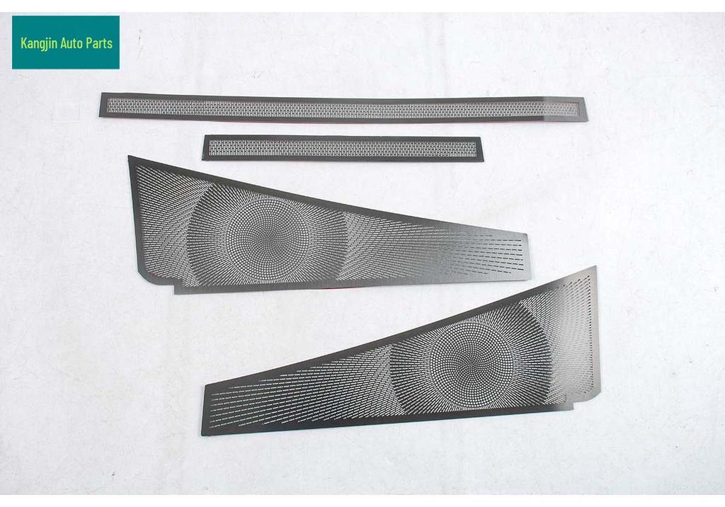 Voyah 26 Zhuiguang L Black Titanium Stainless Steel Speaker Cover - Driver's Seat Trunk Interior Modification.