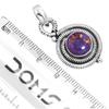925 Sterling Silver Pendant Women Gemstone Handmade Jewelry Christmas Gift Blue Green Purple Copper Turquoise Pearl Lapis Mother Of Pearl Victorian