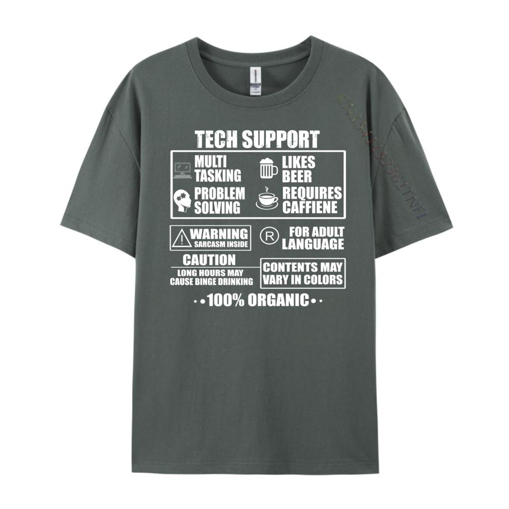 Vtipné oblečení pro technickou podporu Sysadmin Počítačový geek Vtip Pánské značkové oblečení Módní a trendy trička Vtipné