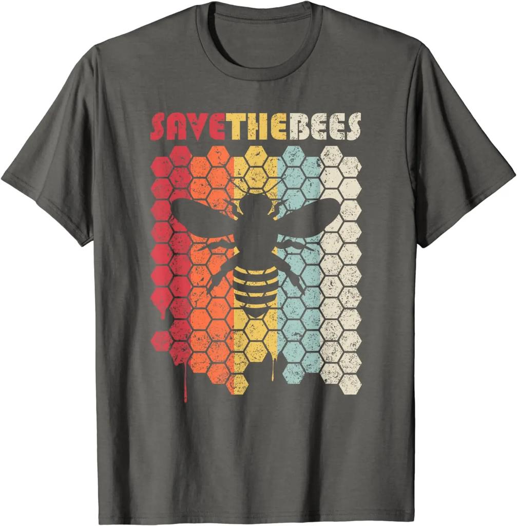 Save The Bees Shirt. Retro Style Climate Change T-Shirt