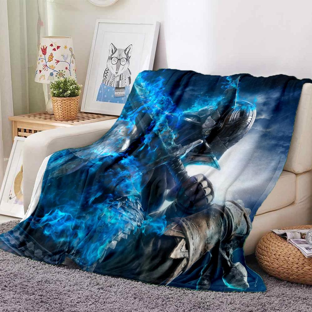 Elden Ring Flannel Blanket, High quality Comfortable for All Seasons, Home Decor, Warmth and Comfort