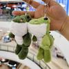 Cartoon Cute Green Crocodile Soft Plush Keychain Pp Cotton Filling Gift Bags