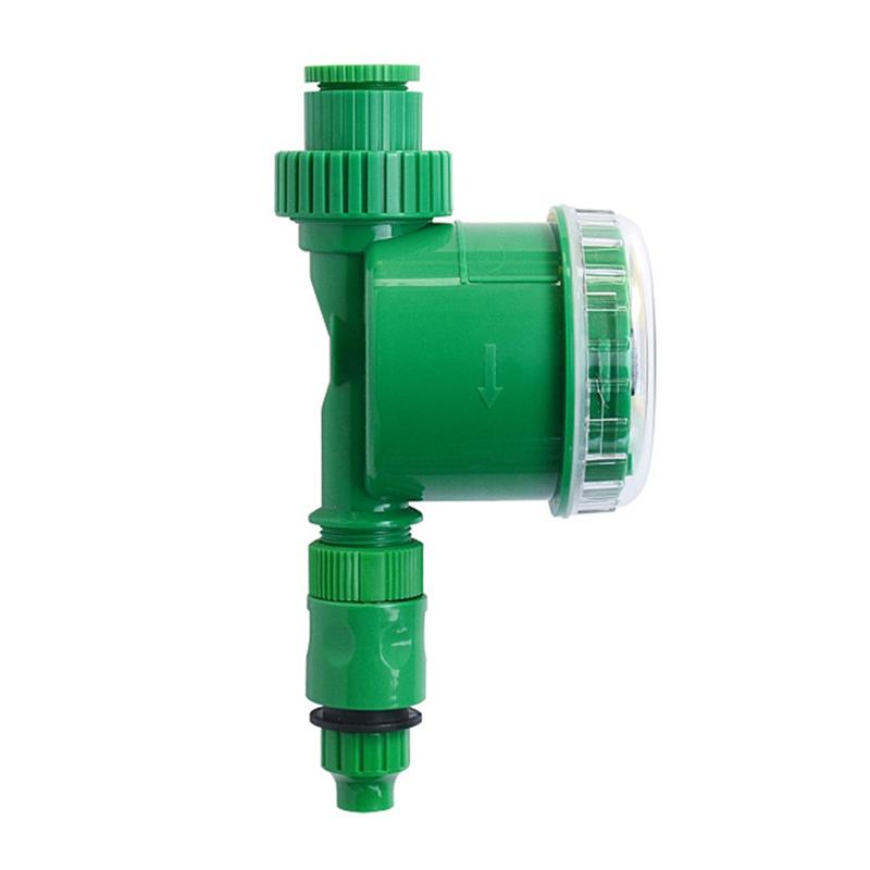 B97A-Green Outdoor Plastic Garden Electronic Automatic Watering Hose Irrigation Timer Faucet Water Hose