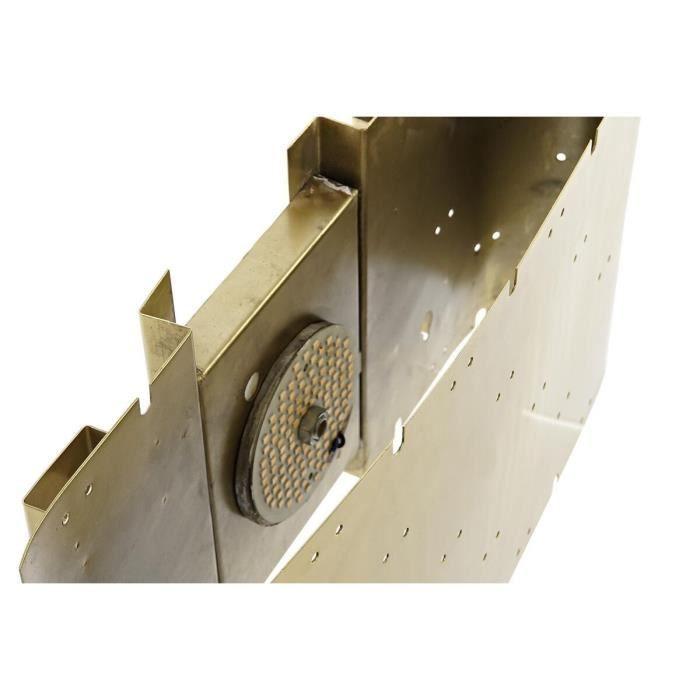 Applique Murale - Moderne - Métal Doré - 39 X 11,5 X 20,5 Cm - 1 Ampoule Nécessaire - Intérieur