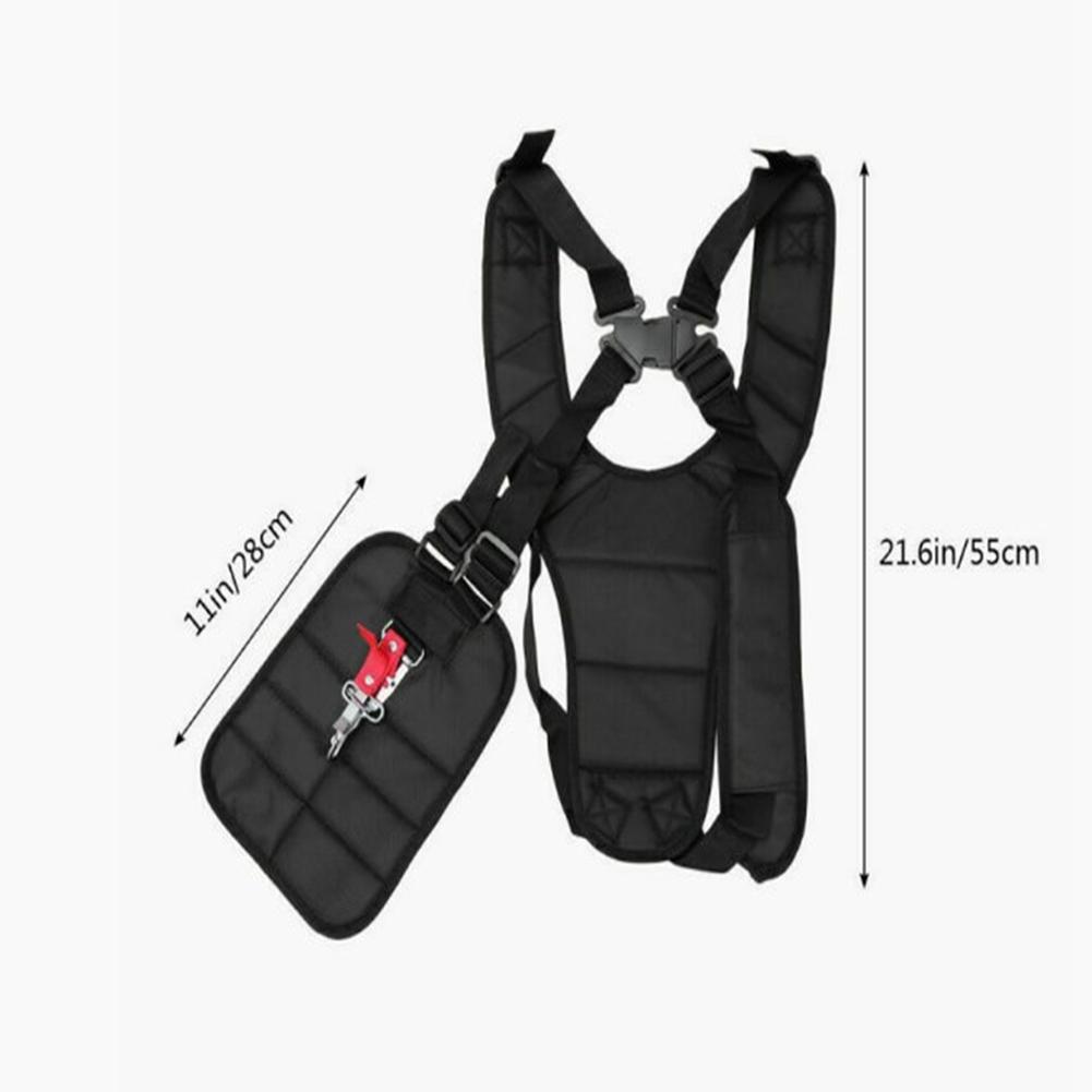 3,15 Zoll Doppelschulter-Trimmer-gepolsterter Gürtel, sicherer, bequemer Gurt für Freischneider-Trimmer