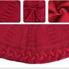 2025 Knitted Christmas Tree Skirt - Ornaments & Gifts Home Decoration