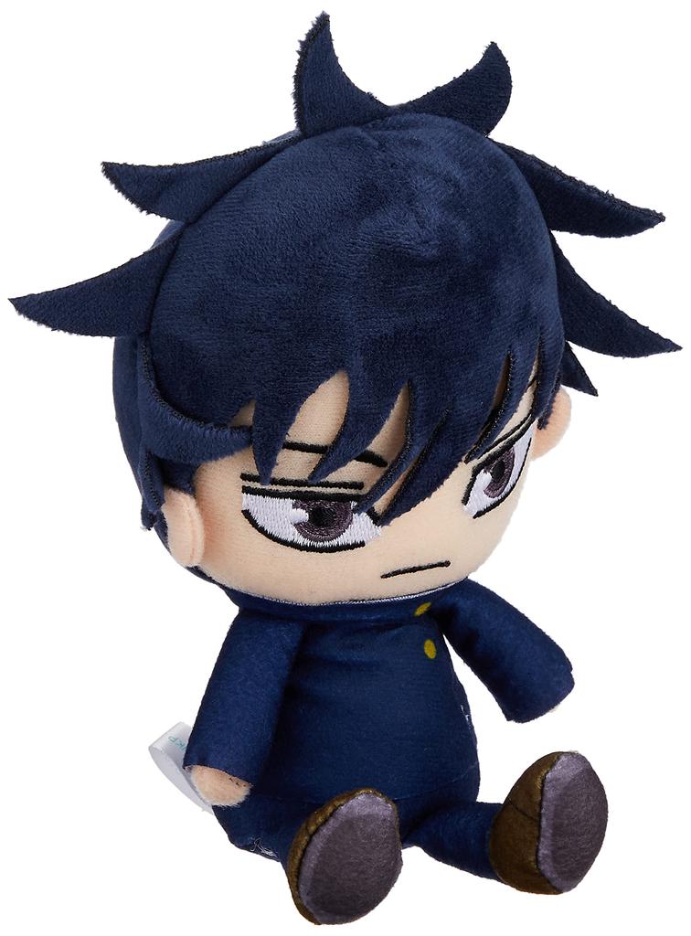 Jujutsu Kaisen Chibi Plush Megumi Fushiguro Sitting Pose 17cm Anime Character Collection