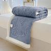Winter Blanket with Double-sided Tafu Velvet and Extra Thick Multifunctional Light Luxury Office Nap Jacquard Cover Blanket