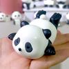 Little Panda Handmade Figurine, Cute Cake for Car Decoration, Tabletop Resin Small Handicraft, Small Animal Toy